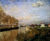 Claude Monet Famous Paintings - The Seine At Argenteuil